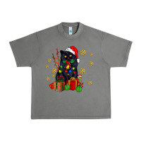 Tornado black cat meowy christmas Urban Heavy Tee - AdoDesignShop