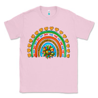 Bubblegum Pink autism heart ribbon rainbow Classic Tee - AdoDesignShop