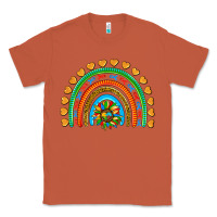 Copper autism heart ribbon rainbow Classic Tee - AdoDesignShop