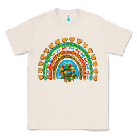 Natural autism heart ribbon rainbow Classic Tee - AdoDesignShop