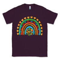 Plum autism heart ribbon rainbow Classic Tee - AdoDesignShop