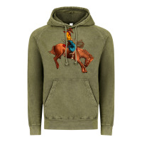 Vintage Olive cowboy rodeo Vintage Hoodie - JahusDesignShop