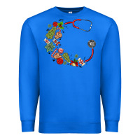 True Royal custom name christmas stethoscope Premium Sweatshirt - MaliasSmallBusiness