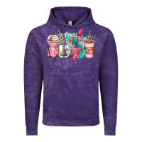 Cloud Purple rock hand coffee cups Vintage Hoodie - Zillion Design Studio