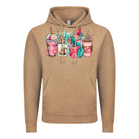Vintage Coffee rock hand coffee cups Vintage Hoodie - Zillion Design Studio