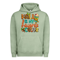 Pigment Oil Green Fall is my favorite color Urban Hoodie - NancyCooperArtShop