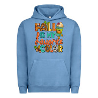 Pigment Pebble Blue Fall is my favorite color Urban Hoodie - NancyCooperArtShop