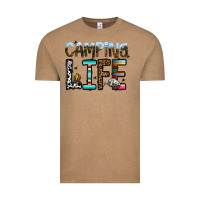 Vintage Coffee camping life Vintage Tee - CowhideDigitalArt