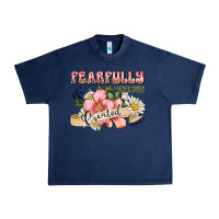 Navy fearfully and wonderfully created Urban Heavy Tee - JahusDesignShop