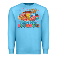 Ocean Blue christmas calories no cuentan mexican Premium Sweatshirt - MaliasSmallBusiness