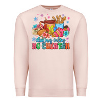 Pale Pink christmas calories no cuentan mexican Premium Sweatshirt - MaliasSmallBusiness