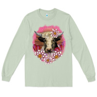 Matcha v.d lotus and cow Long Sleeve Tee - AdoDesignShop
