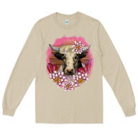 Mushroom v.d lotus and cow Long Sleeve Tee - AdoDesignShop