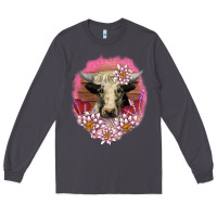 Smoke v.d lotus and cow Long Sleeve Tee - AdoDesignShop