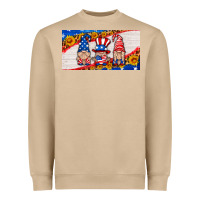 Mushroom usa gnome license plate Heavyweight Sweatshirt - HRA Design Shop