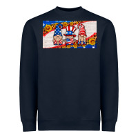Navy usa gnome license plate Heavyweight Sweatshirt - HRA Design Shop