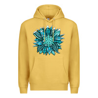Antique Gold winter sunflower Premium Hoodie - Jasminsmagicworld