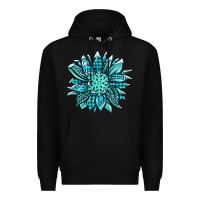 Black winter sunflower Premium Hoodie - Jasminsmagicworld