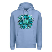 Colony Blue winter sunflower Premium Hoodie - Jasminsmagicworld