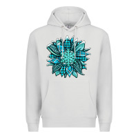 Dove Grey winter sunflower Premium Hoodie - Jasminsmagicworld