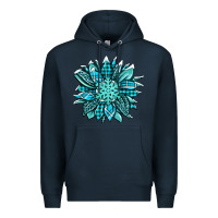 Navy winter sunflower Premium Hoodie - Jasminsmagicworld
