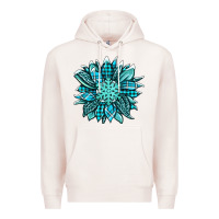 Pale Pink winter sunflower Premium Hoodie - Jasminsmagicworld