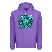 Purple winter sunflower Premium Hoodie - Jasminsmagicworld
