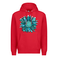 Red winter sunflower Premium Hoodie - Jasminsmagicworld