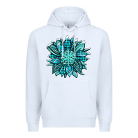 White winter sunflower Premium Hoodie - Jasminsmagicworld