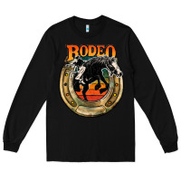 Black rodeo Long Sleeve Tee - JahusDesignShop