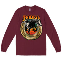 Burgundy rodeo Long Sleeve Tee - JahusDesignShop