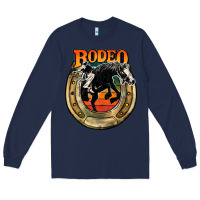 Navy rodeo Long Sleeve Tee - JahusDesignShop