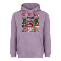 Lavender Christmas movie junkie Heavyweight Hoodie - MaliasSmallBusiness
