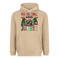 Mushroom Christmas movie junkie Heavyweight Hoodie - MaliasSmallBusiness