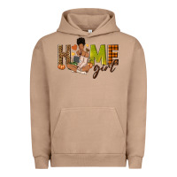Pigment Burro Home girl Fall afro girl Urban Hoodie - NancyCooperArtShop