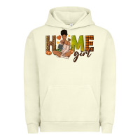 Pigment Pistachio Home girl Fall afro girl Urban Hoodie - NancyCooperArtShop
