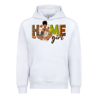 White Home girl Fall afro girl Urban Hoodie - NancyCooperArtShop