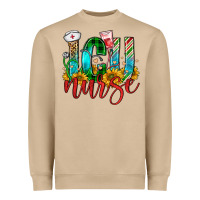 Mushroom christmas icu nurse Heavyweight Sweatshirt - FaDigitalArtStudio