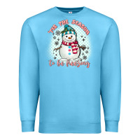 Ocean Blue 'tis the season to be freezing Premium Sweatshirt - MaliasSmallBusiness