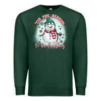 Sports Green 'tis the season to be freezing Premium Sweatshirt - MaliasSmallBusiness
