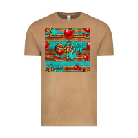 Vintage Camel teacher life seamless pattern Vintage Tee - HRA Design Shop