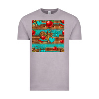 Vintage Zinc teacher life seamless pattern Vintage Tee - HRA Design Shop