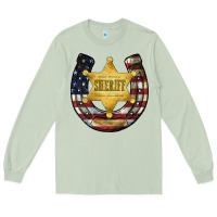 Matcha sheriff american flag Long Sleeve Tee - JahusDesignShop