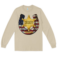 Mushroom sheriff american flag Long Sleeve Tee - JahusDesignShop