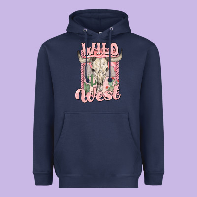 Wild West Heavyweight Hoodie Designed By Maliassmallbusiness