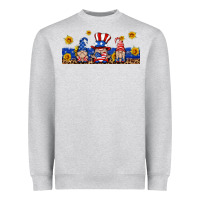 Heather Grey usa gnome libbey cup Heavyweight Sweatshirt - HRA Design Shop
