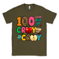 Army Green 100 days of cray cray Classic Tee - Jasminsmagicworld
