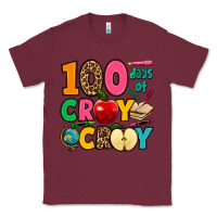 Burgundy 100 days of cray cray Classic Tee - Jasminsmagicworld