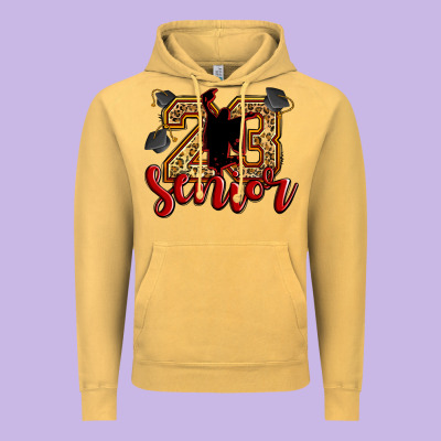 Senior 2023 Vintage Hoodie Designed By Zillion Design Studio