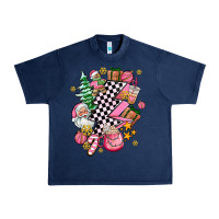 Navy pink christmas lightning bolt Urban Heavy Tee - AdoDesignShop